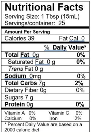 Mission Fig Nutrition Facts