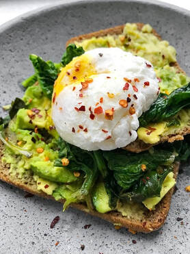 Avocado Toast w/Poached Egg Picture