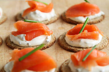 Smoked Salmon Toasts Picture