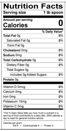 Apple Cider Vinegar Nutrition Facts
