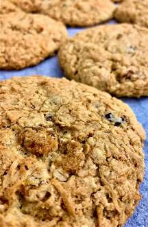 Blood Orange Oatmeal Cranberry Cookies Picture