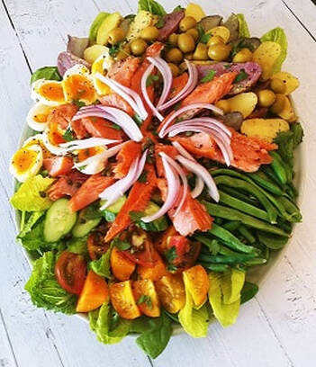 Salmon Nicoise Salad Picture