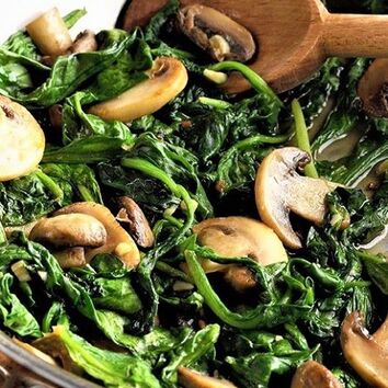 Sauteed Spinach & Mushrooms Picture