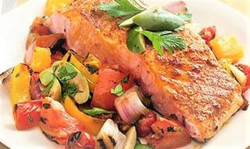 Spanish Baked Salmon Picture